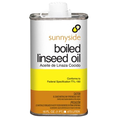 SUNNYSIDE 87216 Boiled Linseed Oil, Pint SU574899